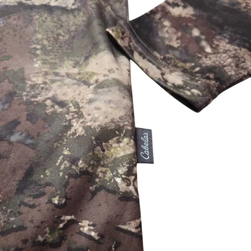 Cabela longsleeve camouflage shirt S